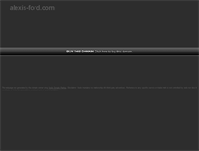 Tablet Screenshot of alexis-ford.com